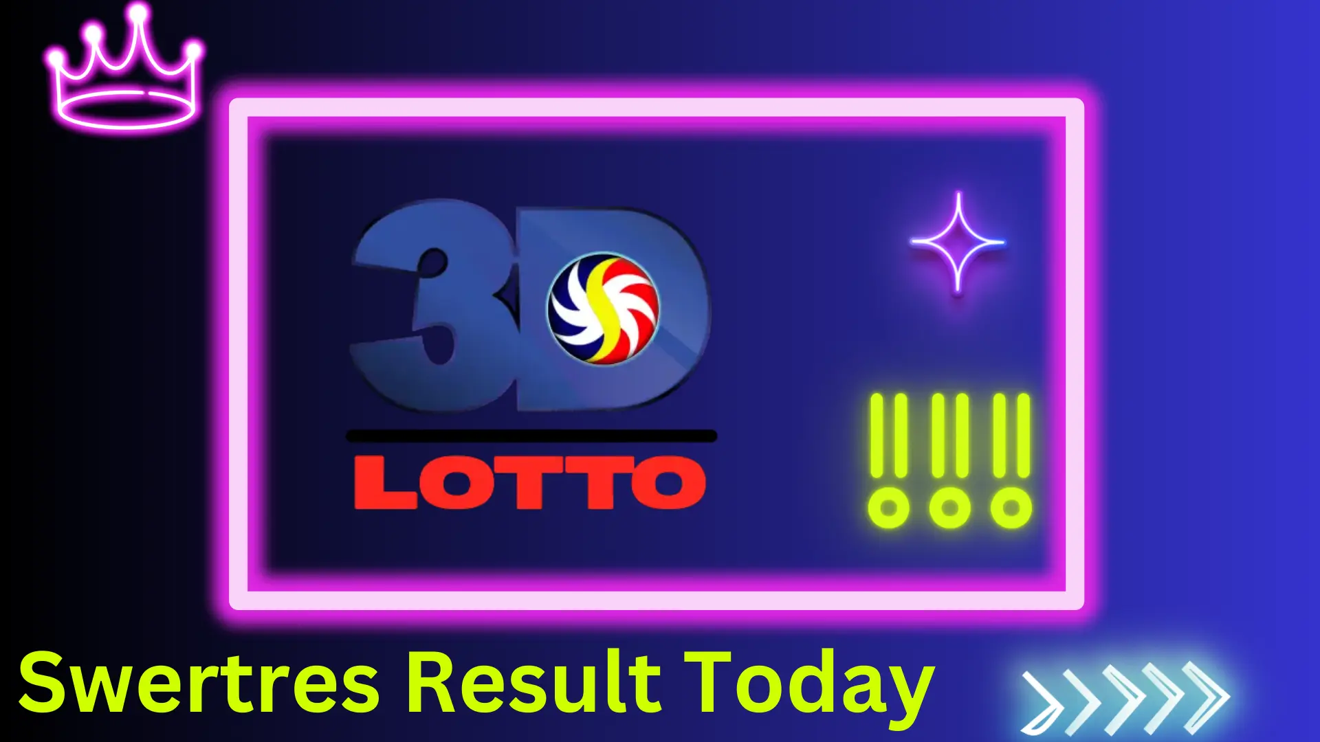 Here is 3d Lotto Swertres July results 2024